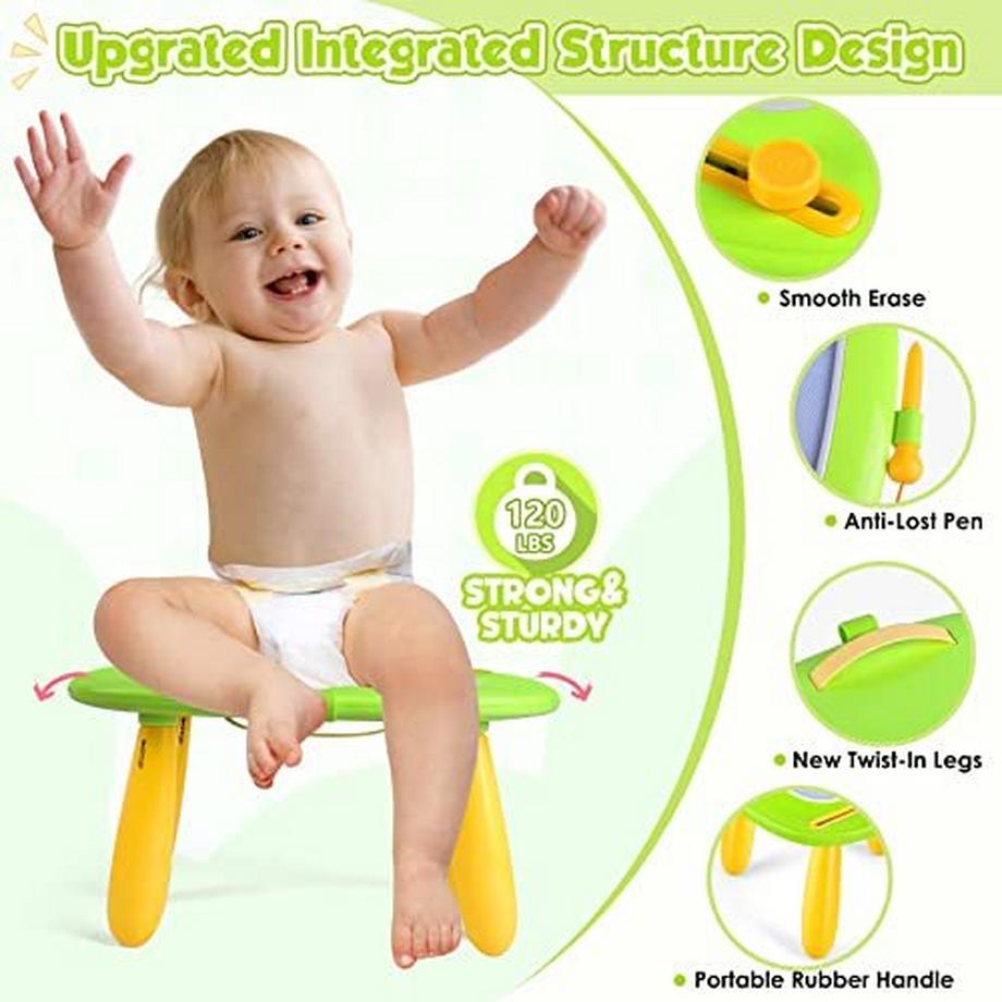 Activity-board  Magnetische Maltafel Magic Board für Kinder, bunte löschbare Magnettafel Zeichentafel mit Beinen 