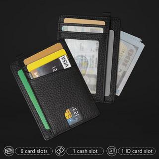 Only-bags.store RFID Blocking Echtes Leder Schlankes Kartenetui  