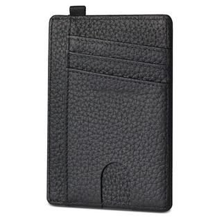 Only-bags.store RFID Blocking Echtes Leder Schlankes Kartenetui  