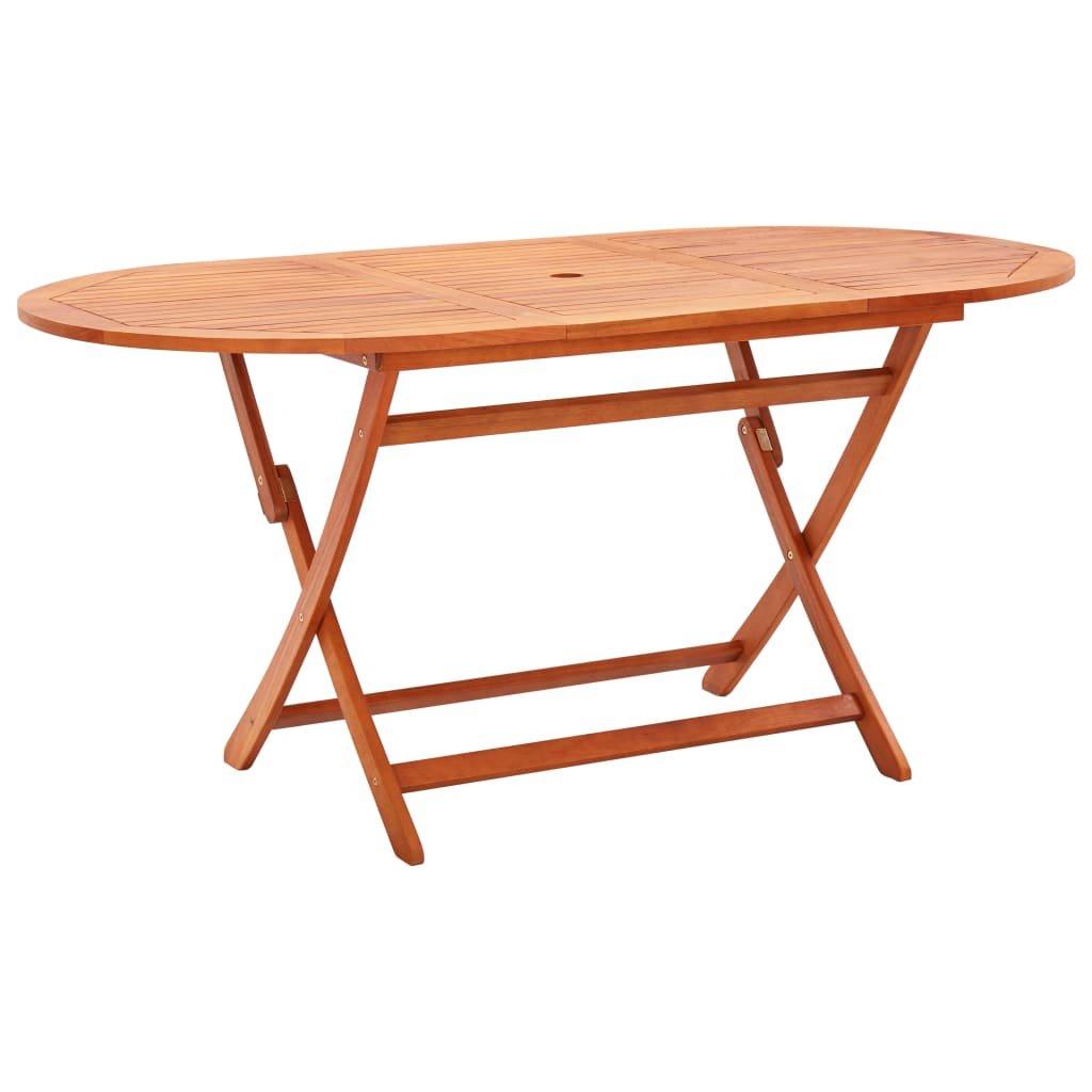 VidaXL Table de jardin bois  