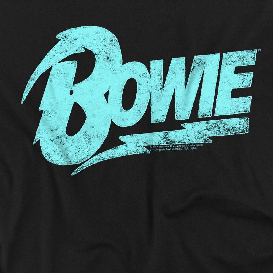 David Bowie Logo T-Shirt Manches Longues  