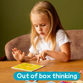 Montessori  Doppio puzzle Montessori – 10 motivi, 20 pezzi, gioco educativo in legno, multicolore per i più piccoli 