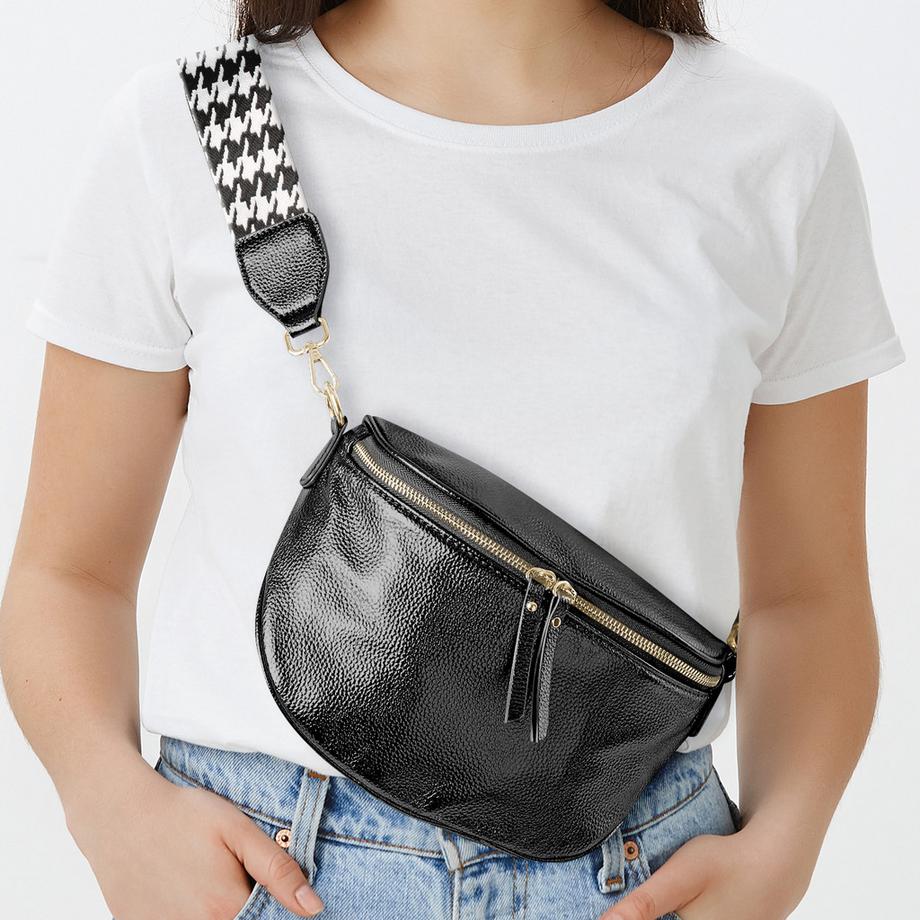 Gallantry Sac Banane Géométrique Métallique  