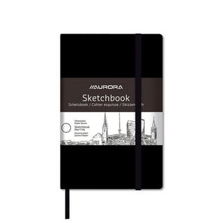 Aurora AURORA Skizzenbuch Raphael A4 8148Z schwarz, 110g, 96 Seiten  