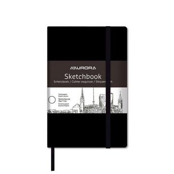 AURORA Skizzenbuch Raphael A4 8148Z schwarz, 110g, 96 Seiten