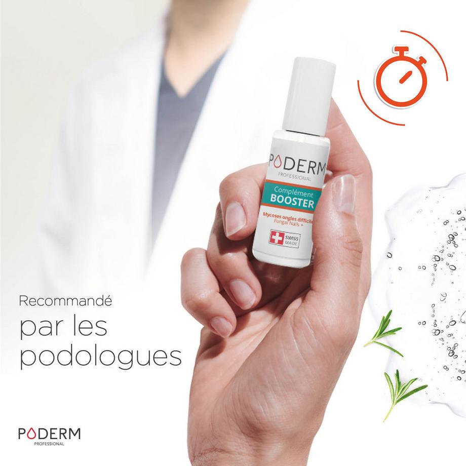 PODERM  Mycose ongles booster de traitement pour mycose difficile à traiter - Swiss Made 
