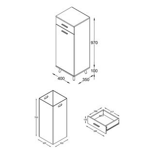 VCM Stoff Wäscheschrank Wäschetruhe Wäschebox Wäschekorb Stoffbox Wäsche Landos S  