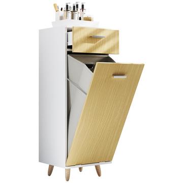 Tissu, armoire à linge, coffre à linge, boîte à linge, panier à linge, boîte en tissu, linge, Landos, S