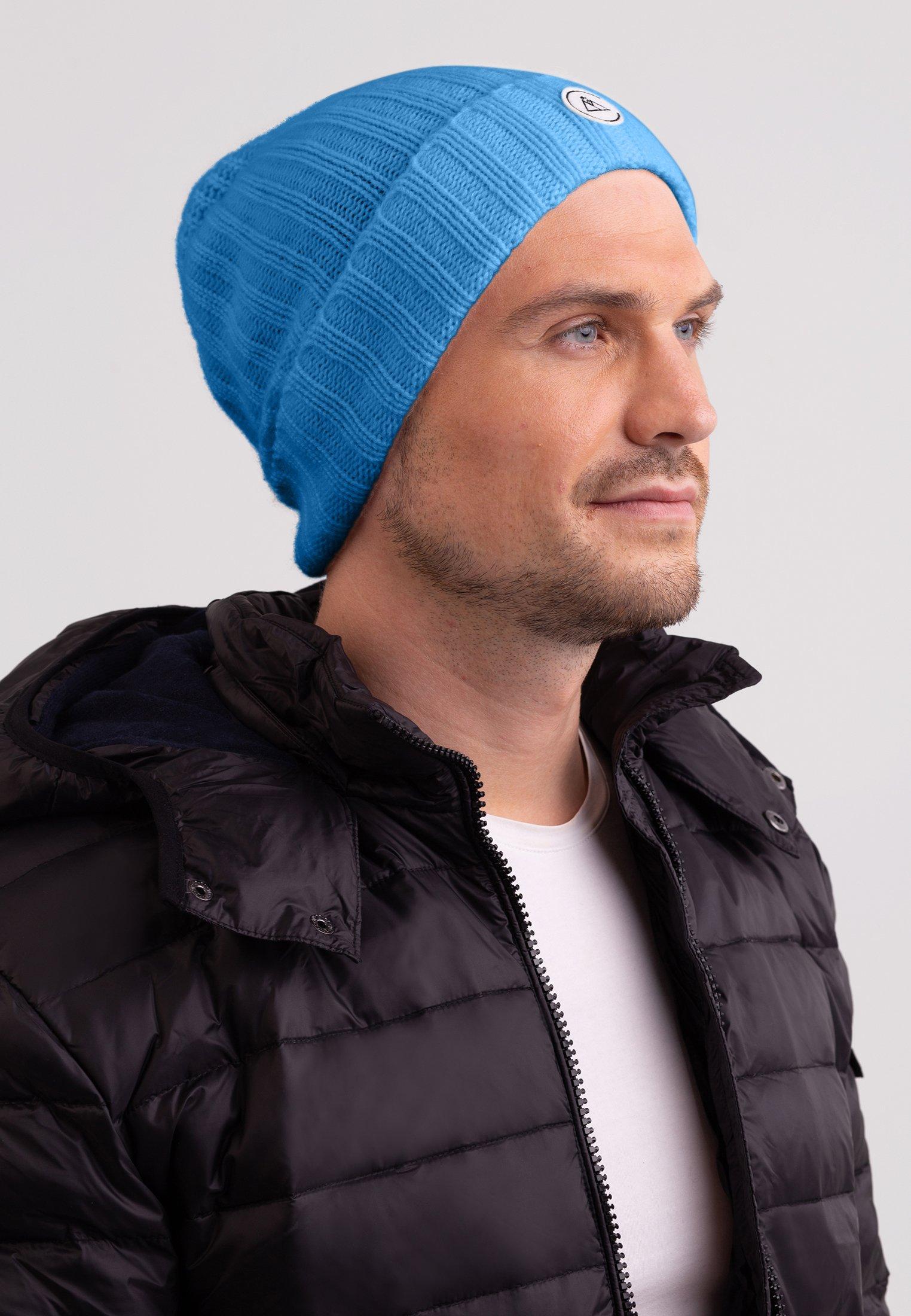 CASH-MERE.CH Kaschmir Rib Mütze  