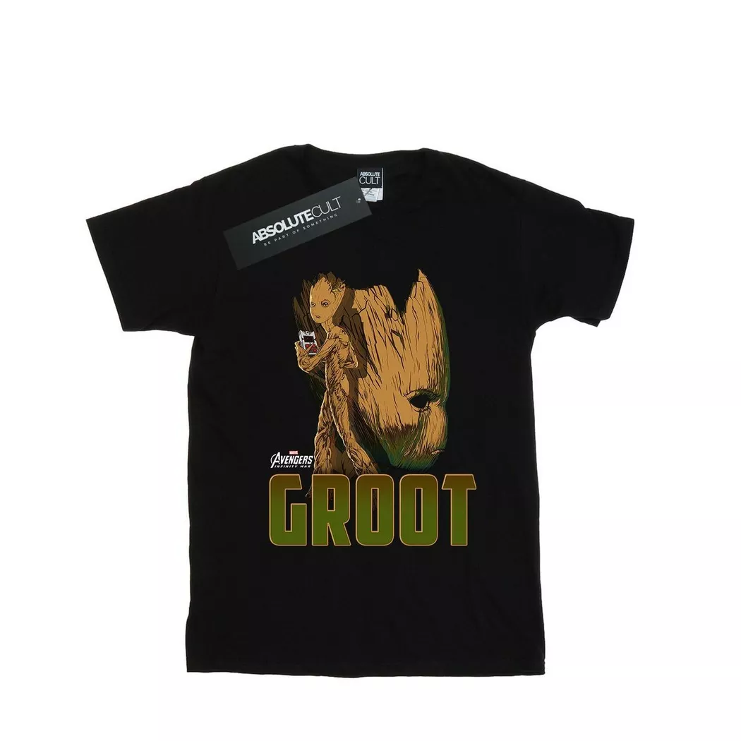 MARVEL - Avengers Infinity War TShirt, für Damen, Schwarz, Größe S
