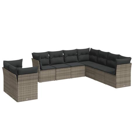 VidaXL Garten sofagarnitur poly-rattan  