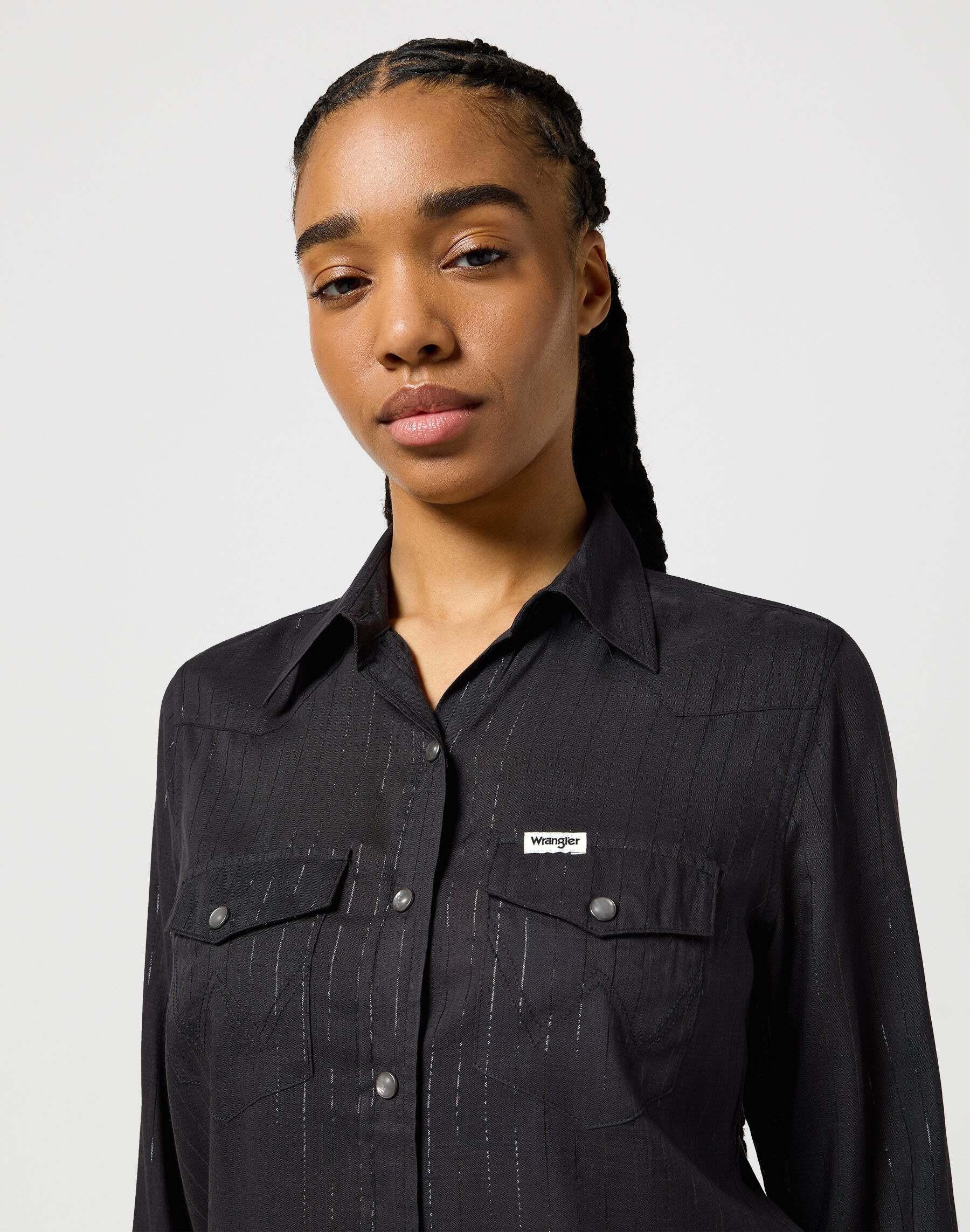 Wrangler  Langarmbluse Slim Western Shirt 