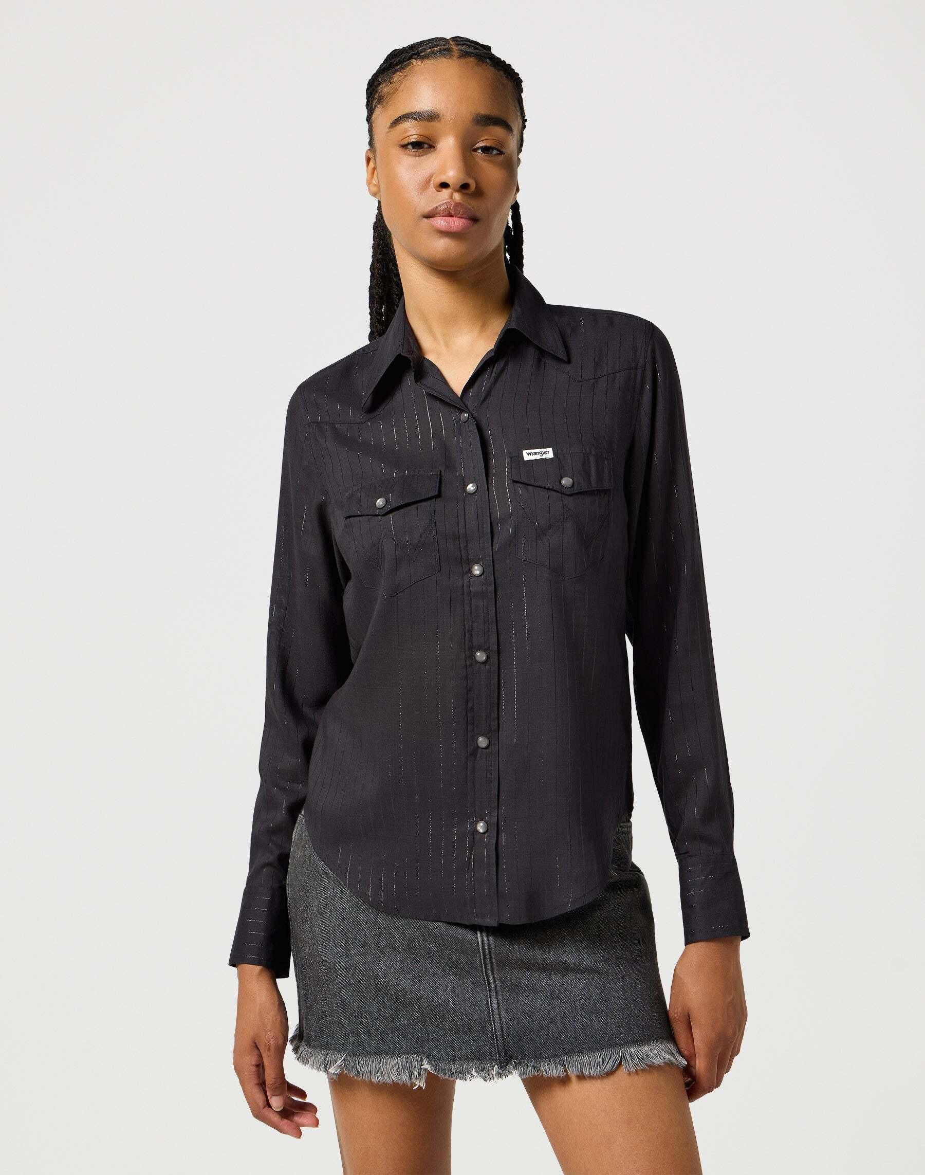 Wrangler  Langarmbluse Slim Western Shirt 