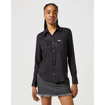 Langarmbluse Slim Western Shirt