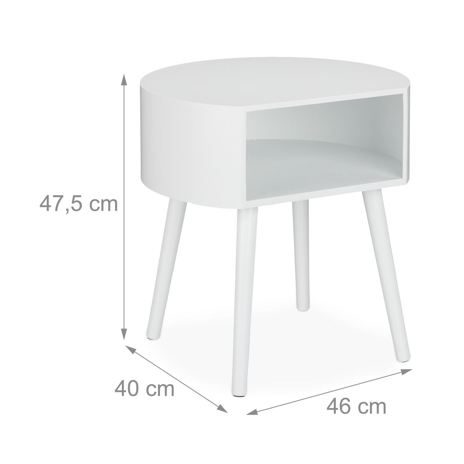 B2X Table d'appoint avec compartiment  