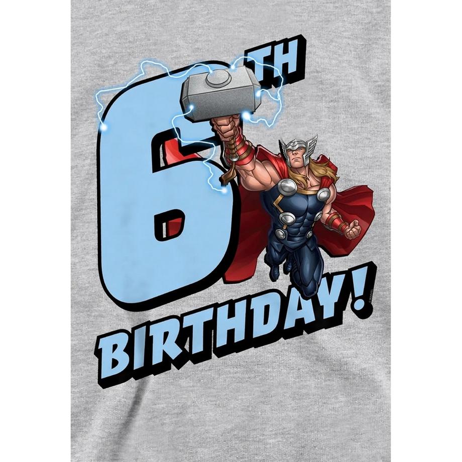 MARVEL  Kapuzenpullover, Meliert, 6 Geburtstag 