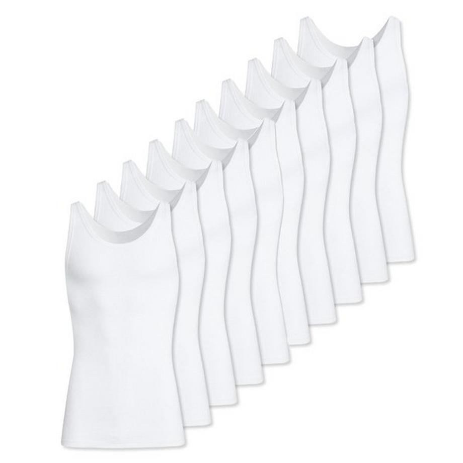 Conta 10er Pack Doppelripp Unterhemd  