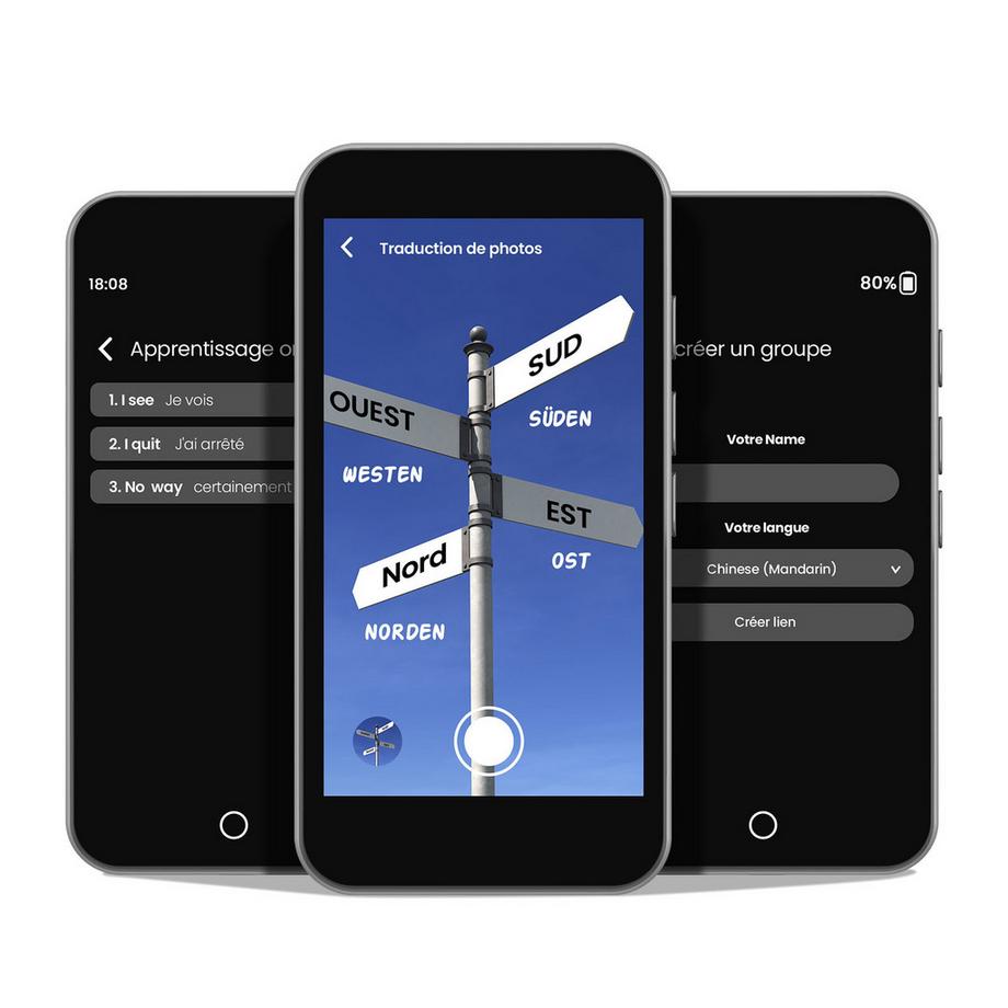 Avizar  Traduttore IA 142 lingue Foto Voce Offline Schermo 4.0" 