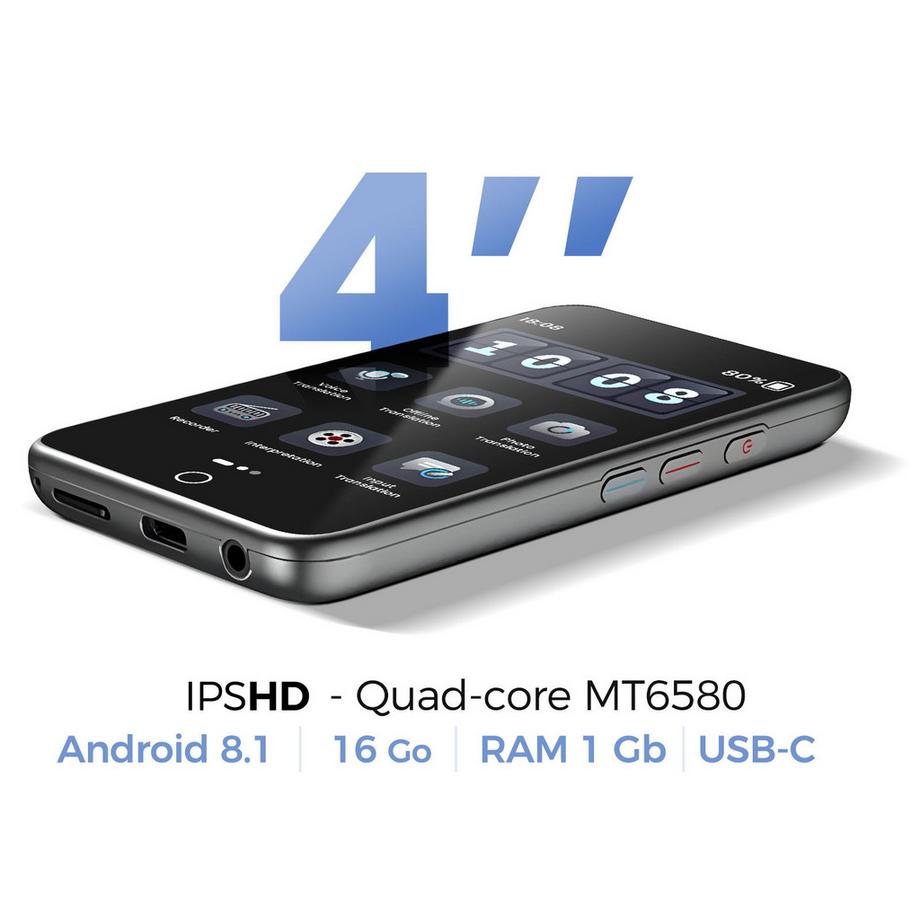 Avizar  Traduttore IA 142 lingue Foto Voce Offline Schermo 4.0" 