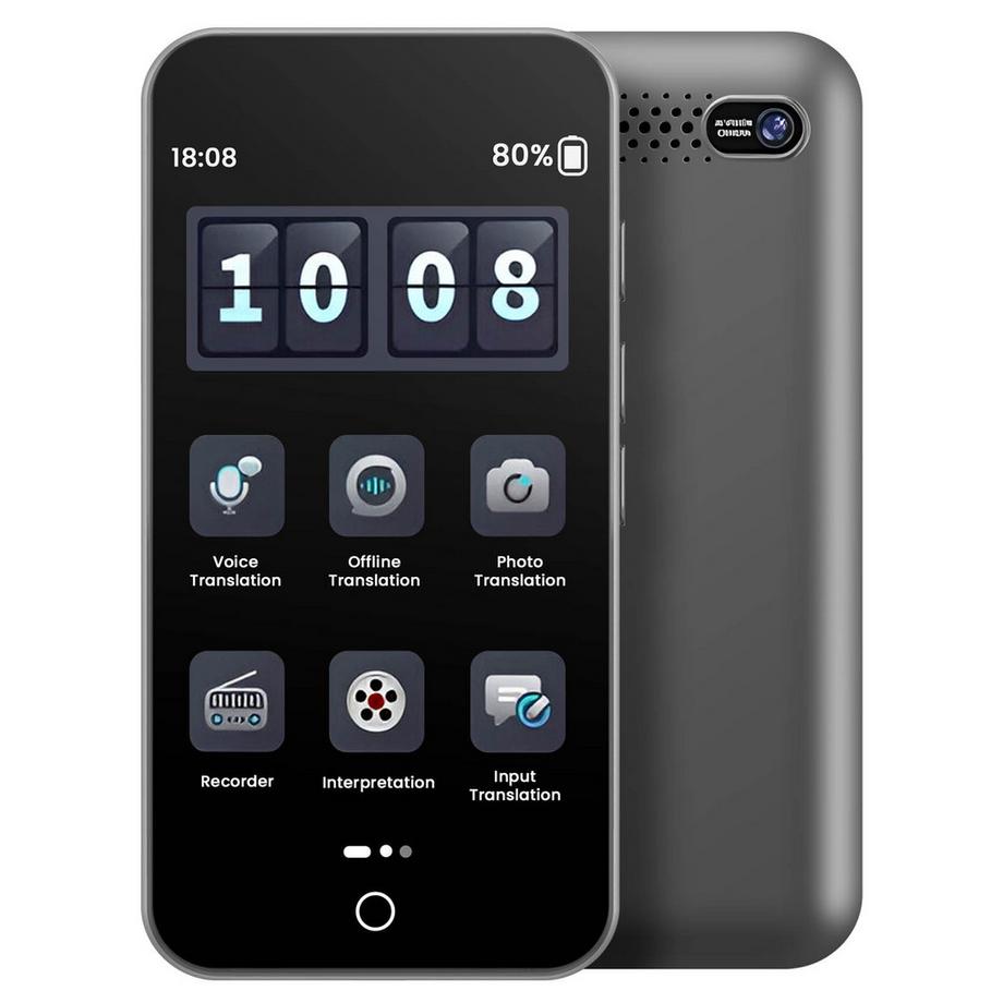 Avizar  Traduttore IA 142 lingue Foto Voce Offline Schermo 4.0" 