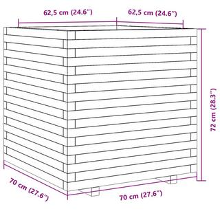 VidaXL Jardinière bois de pin  