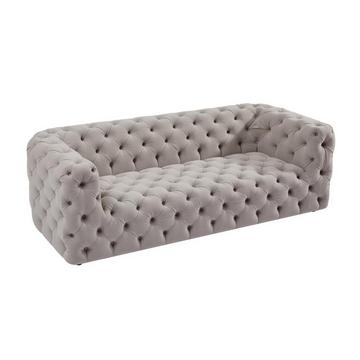 Sofa 3-Sitzer - Samt - Beige - LUARCA von Pascal Morabito