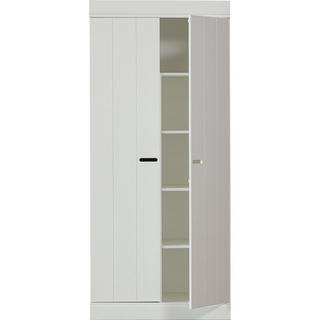 mutoni Armoire Connect basse pin blanc 175x77  