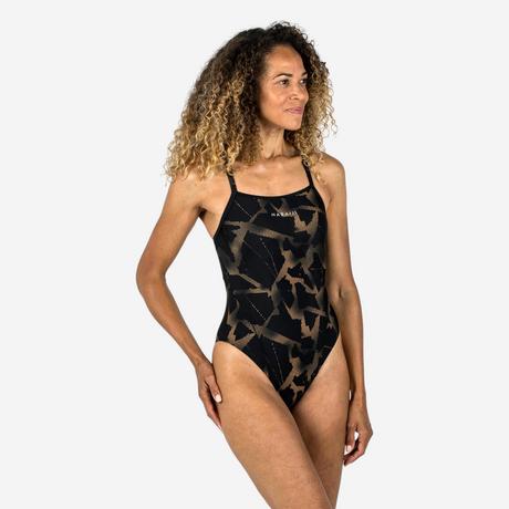 DECATHLON Costume da bagno Lexa Scollo all'americana  