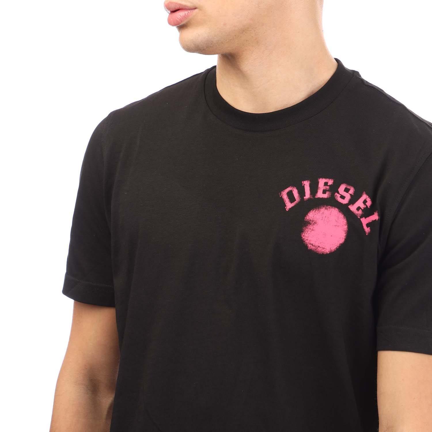 DIESEL TJust 104 Logo Print Kurzarm T-Shirt  