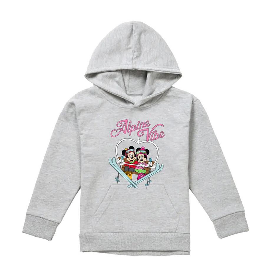 Sweat À Capuche Motif Mickey Mouse Et Minnie Mouse Alpine Vibes