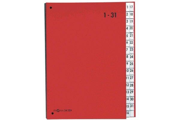 Pagna PAGNA Pultordner Color A4 24329-01 rot, 1-31  