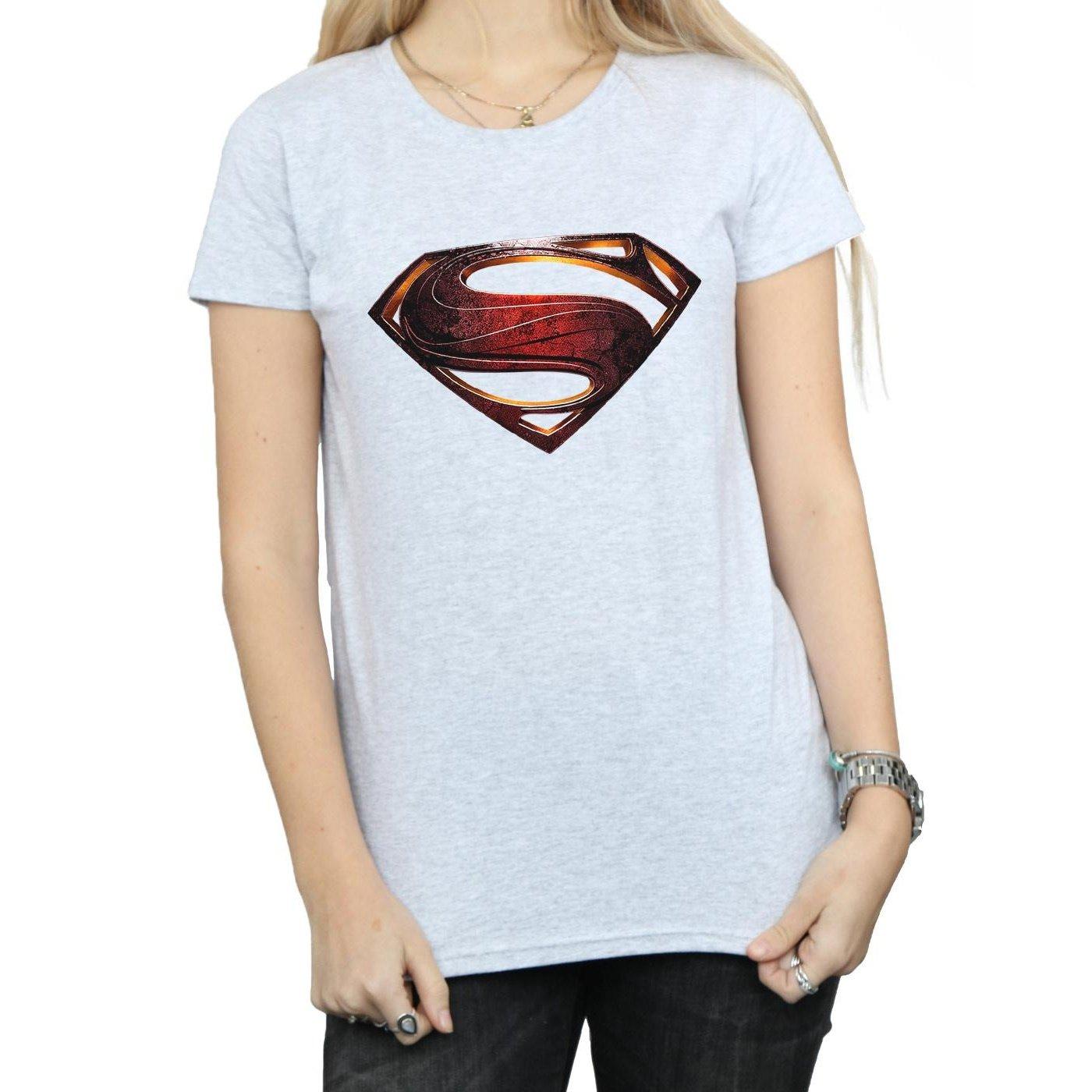 SUPERMAN Distressed Logo T-Shirt  