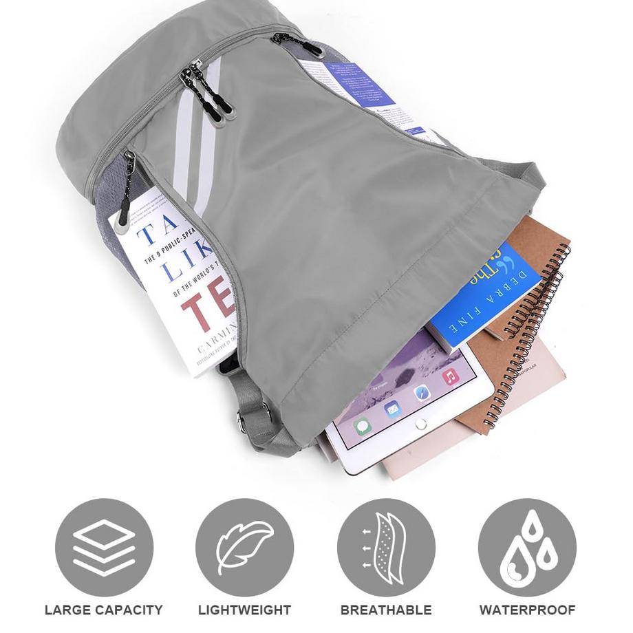 Only-bags.store Sport Kordelzug Rucksack mit grosser Kapazität  