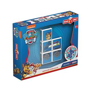 Geomag  MagiCube PAW PATROL 079 Chase's Police Truck 5 Magnetwürfel für Konstruktionen 