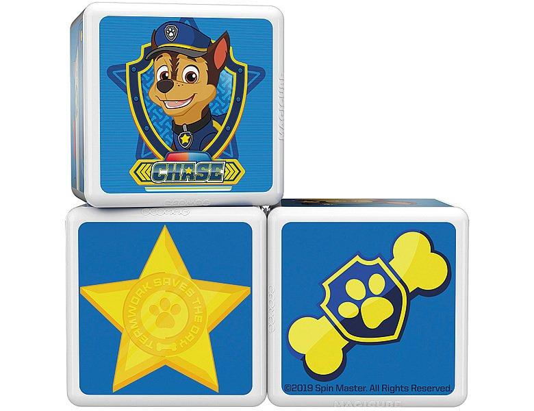 Geomag  MagiCube PAW PATROL 079 Chase's Police Truck 5 Magnetwürfel für Konstruktionen 