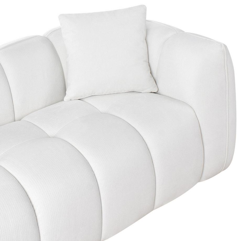 Beliani 2 Sitzer Sofa aus Stoff Minimalistisch NESS  