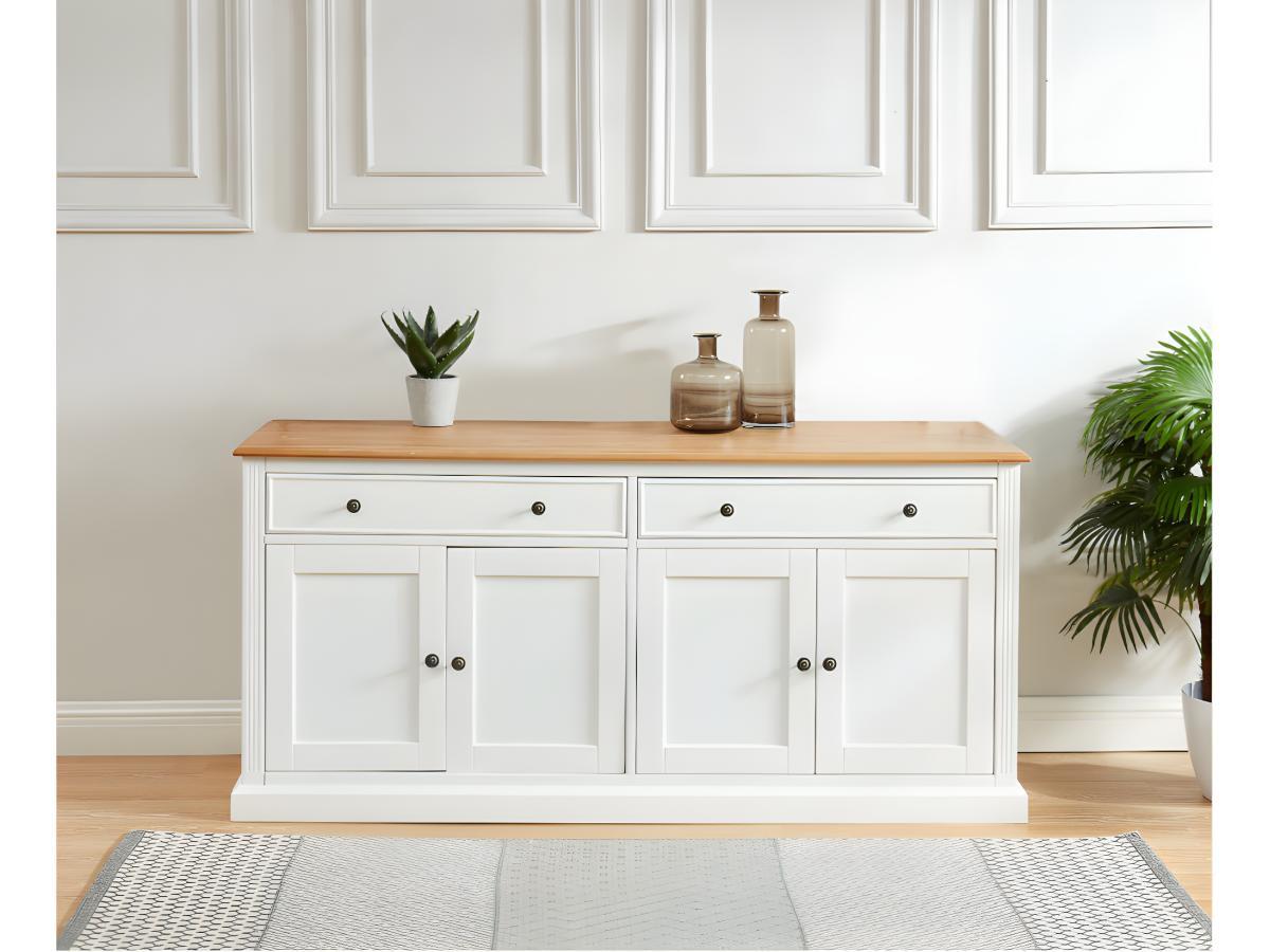 Vente-unique Sideboard HONFLEUR 4 Türen 2 Schubladen  