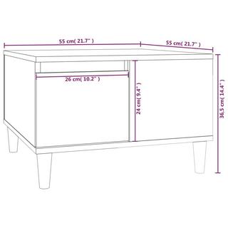 VidaXL Table basse bois d'ingénierie  