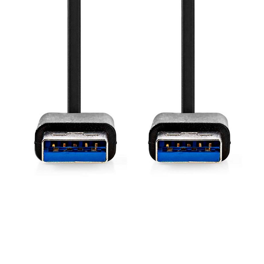 Nedis  USB-Kabel | USB 3.2 Gen 1 | USB-A-Stecker | USB-A-Stecker | 5 Gbit/s | Etikett 