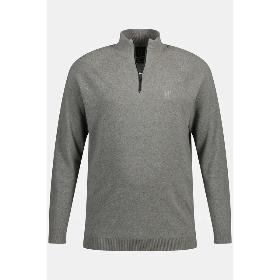 JP1880 Stricktroyer mit Zipper Raglanärmel  