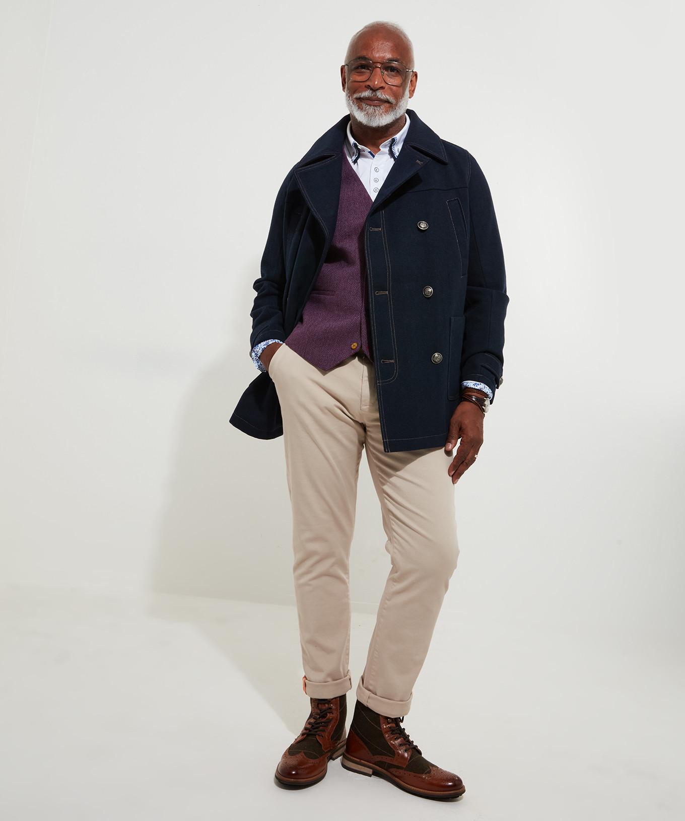 Joe Browns  Peacoat im Denim-Look 