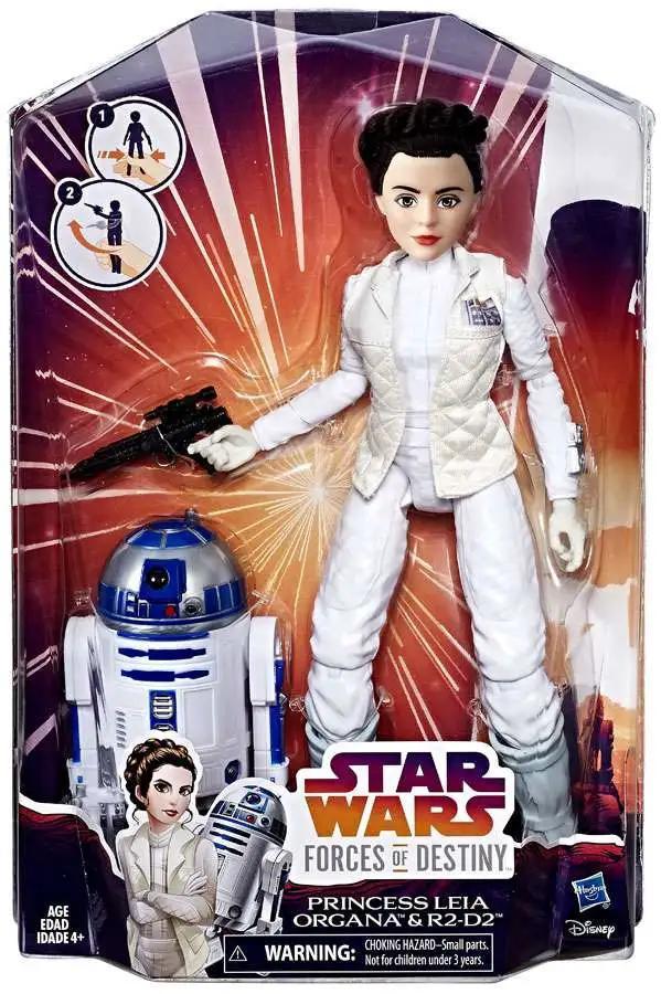 Hasbro  Star Wars Forces of Destiny Adventure Princess Leia & R2-D2 Figure 2-Pack 