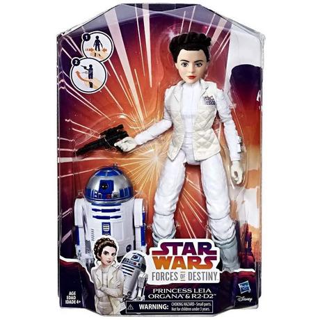 Hasbro  Star Wars Forces of Destiny Adventure Princess Leia & R2-D2 Figure 2-Pack 