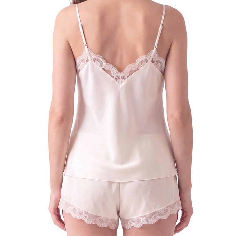 SIMONE PERELE Love Me Pyjama en Soie avec Détails en Dentelle  