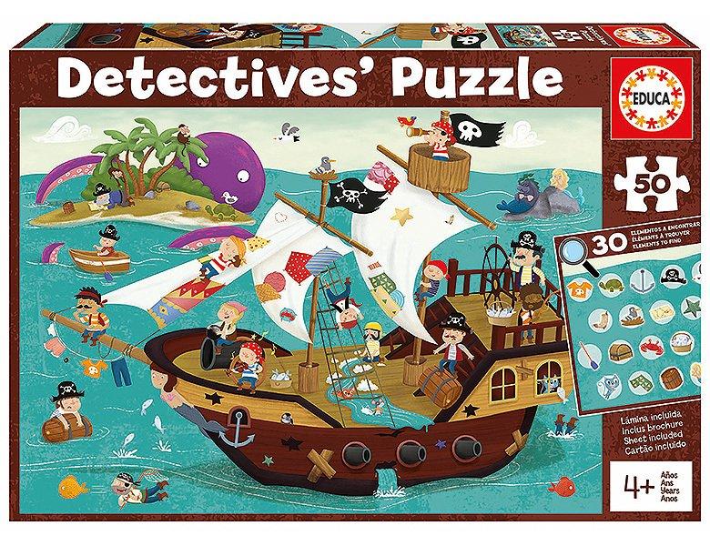 Educa  Puzzle Piratenschiff (50Teile) 