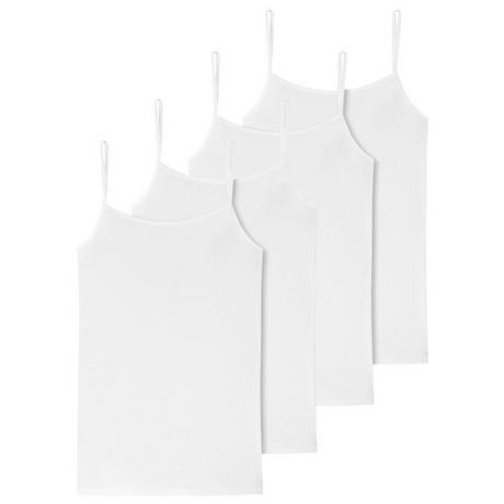 Schiesser  95/5 Coton bio - lot de 4 - débardeur 