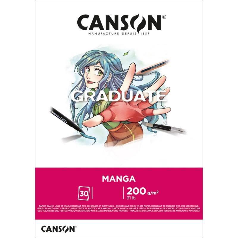 CANSON  Canson Graduate Manga Foglio d'arte 30 fogli 