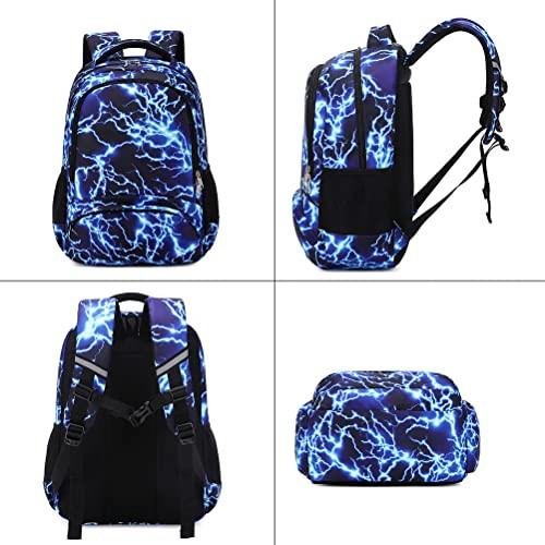 Only-bags.store Schultaschen Set mit Lunchpaket Federmäppchen Teenager Schulrucksack  