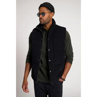 Sthuge  Gilet di velluto a coste con trapuntatura, zip e imbottitura calda, fino alla tg. 8XL 