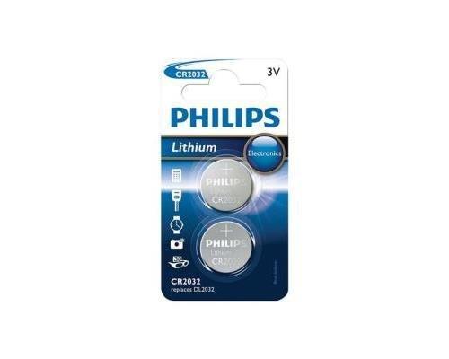 PHILIPS  Philips Minizellen CR2032P2 - Batterie - CR2032 - Li x 2 